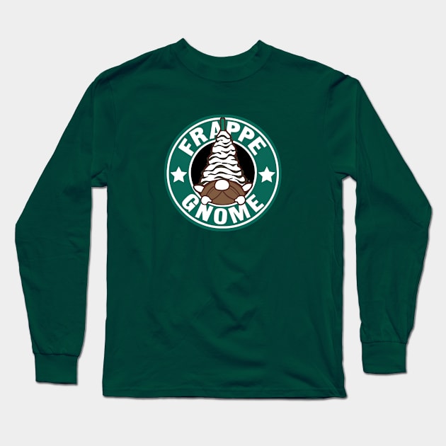 Frappe Gnome Long Sleeve T-Shirt by DaphInteresting